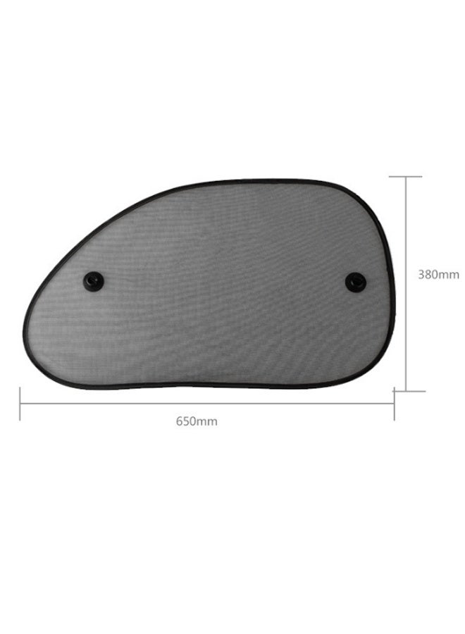 إيهوم مظلل نافذة السيارة (4 عبوات)، مظلل واقي من الشمس بعامل حماية إضافي UPF 50+ حماية من أشعة الشمس لنافذة السيارة، مظلل نافذة السيارة للطفل والرضيع، يحجب أكثر من 99% من الأشعة فوق البنفسجية الضارة، ملتصق قوي (44 × 36 سم) - Image 3