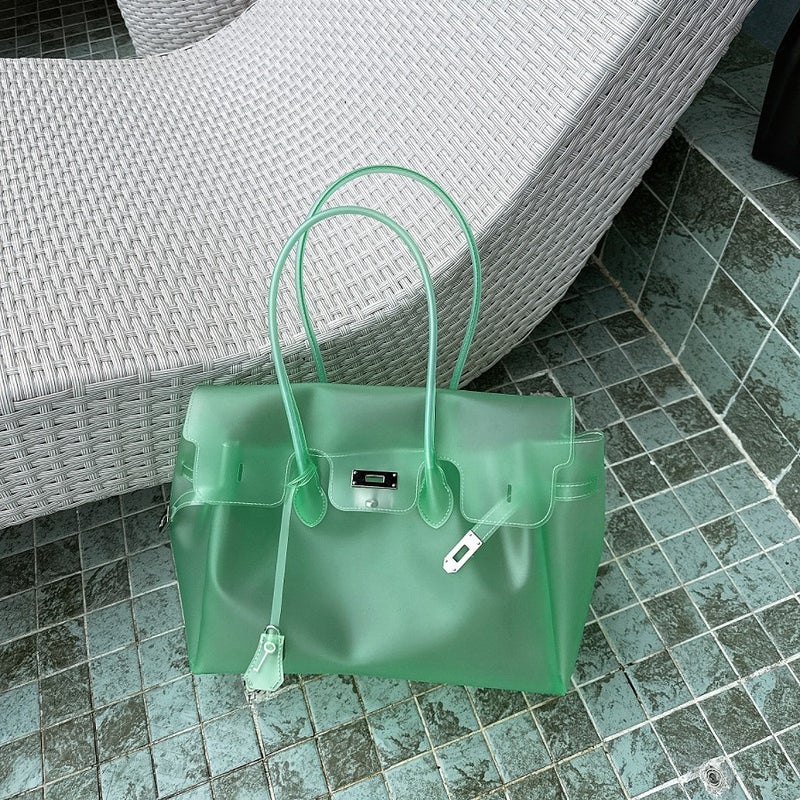 حقيبة كتف توت شفافة من TPU للنساء - Image 1