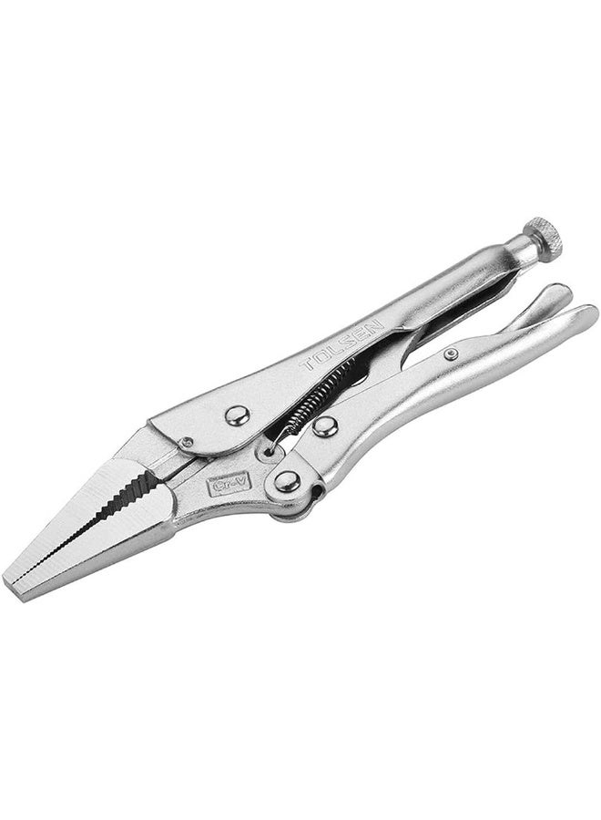 Tolsen LOCKING PLER CLAMP LONG NOSE 230mm, 9"