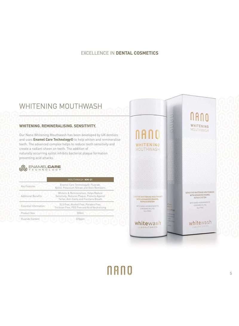 نانو نینو وائٹننگ ماؤتھ واش 300 ملی لیٹر - Image 2