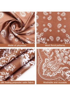 Captaintech 3 Pcs 27.5 In Satin Head Scarf Hair Scarf Silk Head Scarf Silk Bandana Silk Hair Wrap Neck Scarf for Women Girls  - Image 2
