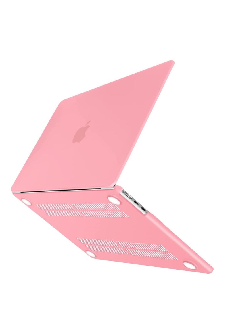 Generic - MacBook Air 13.6 inch Case 2022 Release A2681 M2 Chip with Liquid Retina Display Touch ID Plastic Hard Shell & Keyboard Cover Pink - Image 1