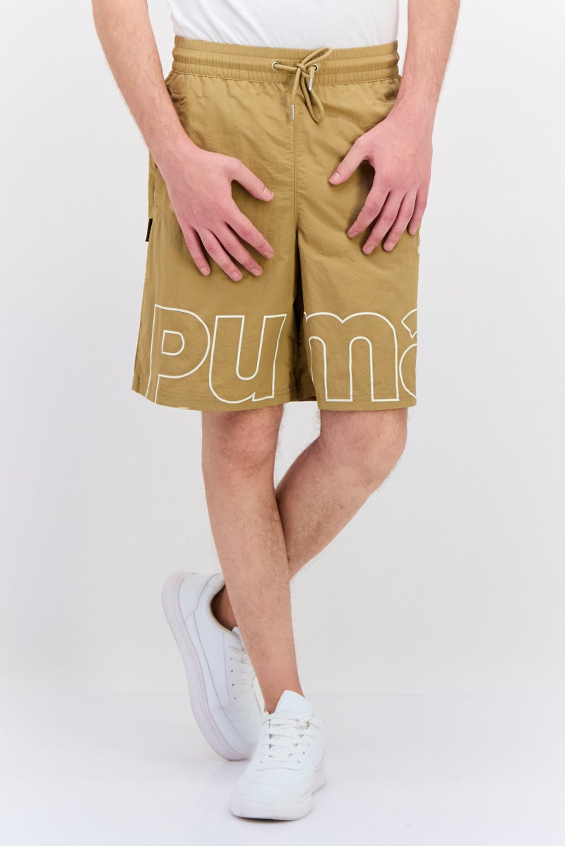 PUMA Men Sportswear Fit Outdoor Shorts, Dark Tan - Image 1
