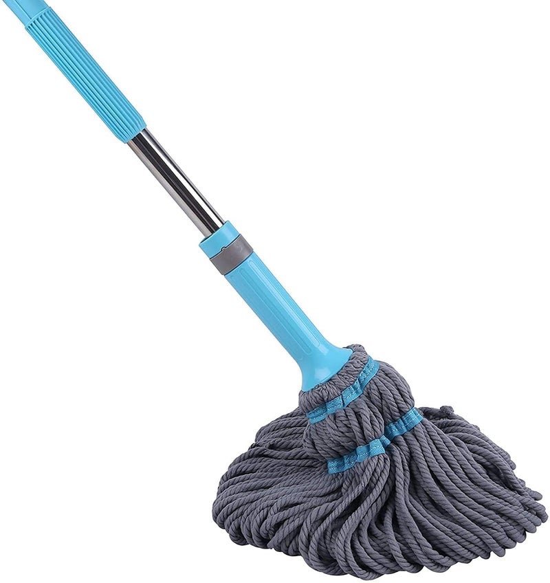 Finalize Microfiber Twist Mop for Floor Cleaning Squeeze Twist Stick Durable Dust Easy to Use Cleaner Effective Pocha for Cleaning Microfiber for Hardwood(Twist Mop Stick) - Image 1