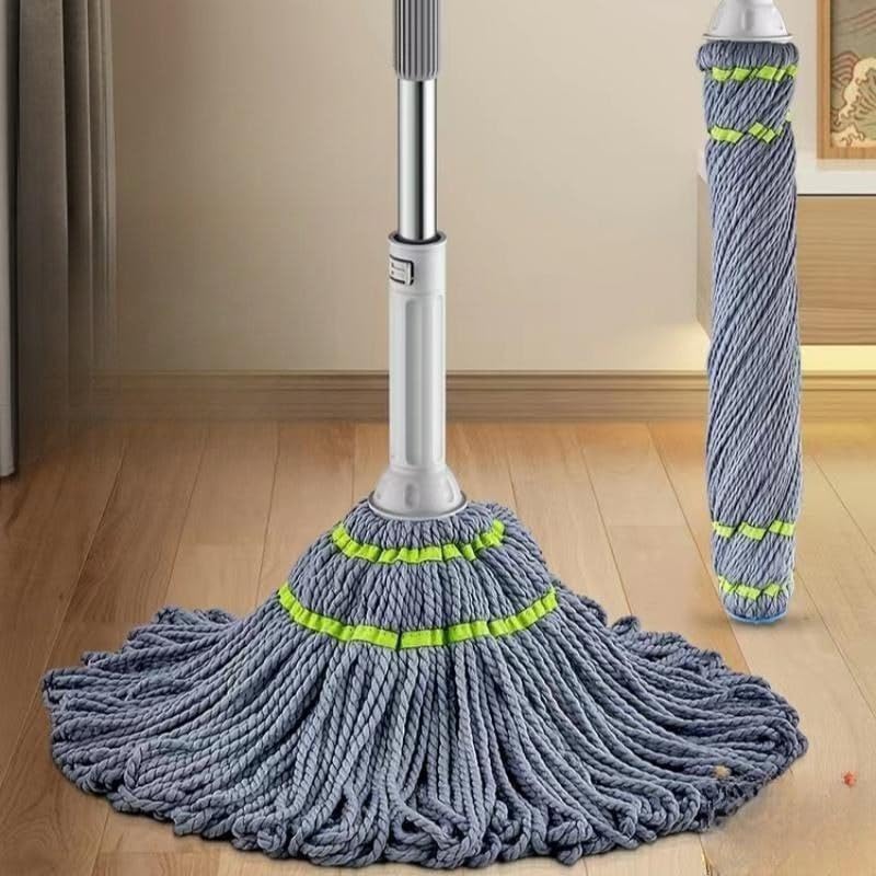 Finalize Microfiber Twist Mop for Floor Cleaning Squeeze Twist Stick Durable Dust Easy to Use Cleaner Effective Pocha for Cleaning Microfiber for Hardwood(Twist Mop Stick) - Image 5