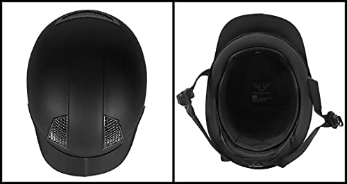 TuffRider Starter Carbon Fiber Grill Helmet Medium - Image 3