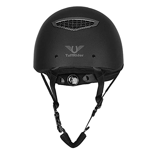 TuffRider Starter Carbon Fiber Grill Helmet Medium - Image 2