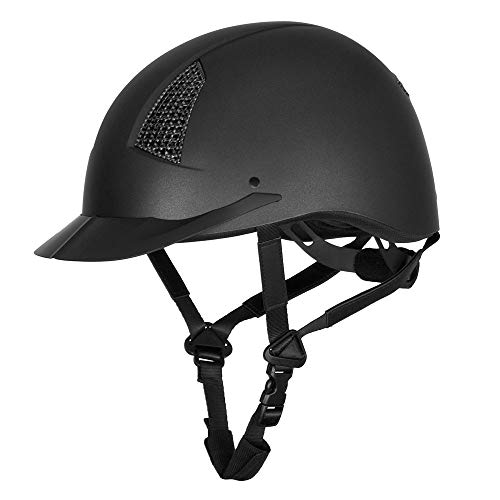 TuffRider Starter Carbon Fiber Grill Helmet Medium - Image 1
