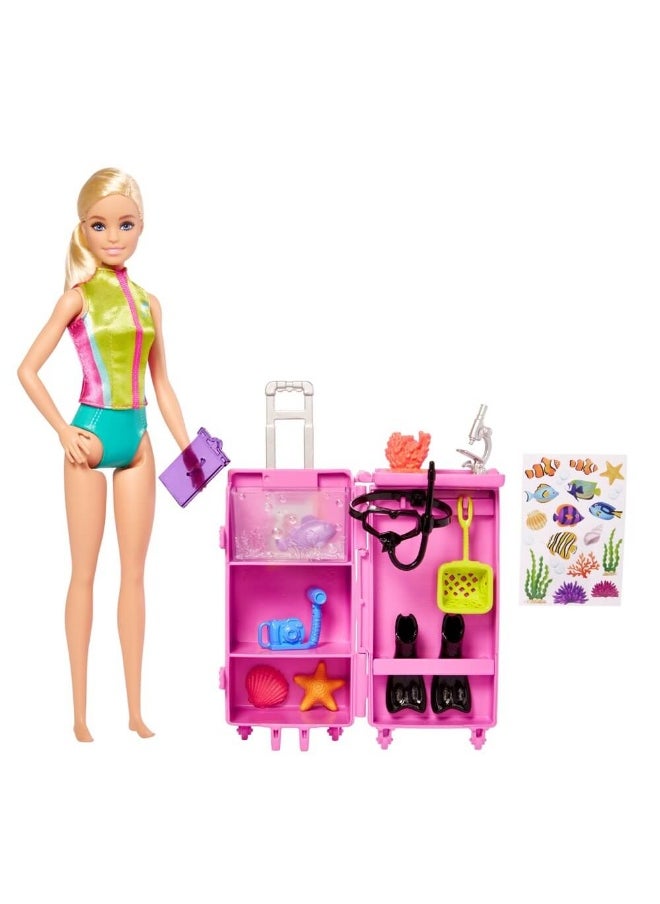 Barbie Barbie Careers MarineBiologist BarbieDoll set  - Image 1