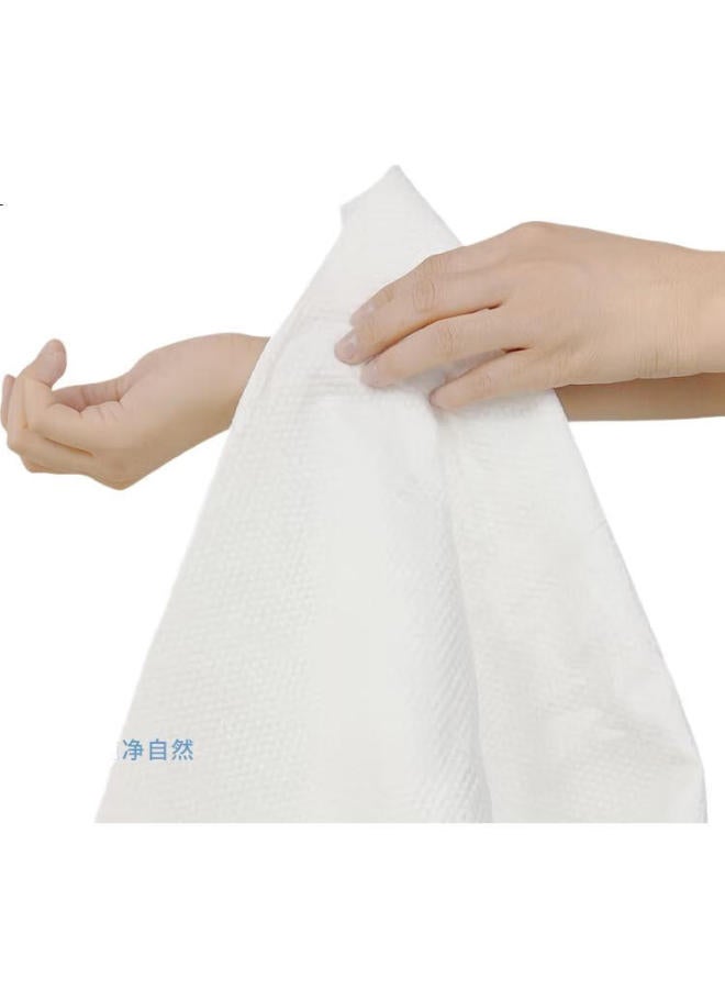 NOLANSEND Disposable Compressed Towels, Travel Disposable Face Towels, Portable Thickened Pearl Pattern Face Towels, Pack Of 5 - Image 3