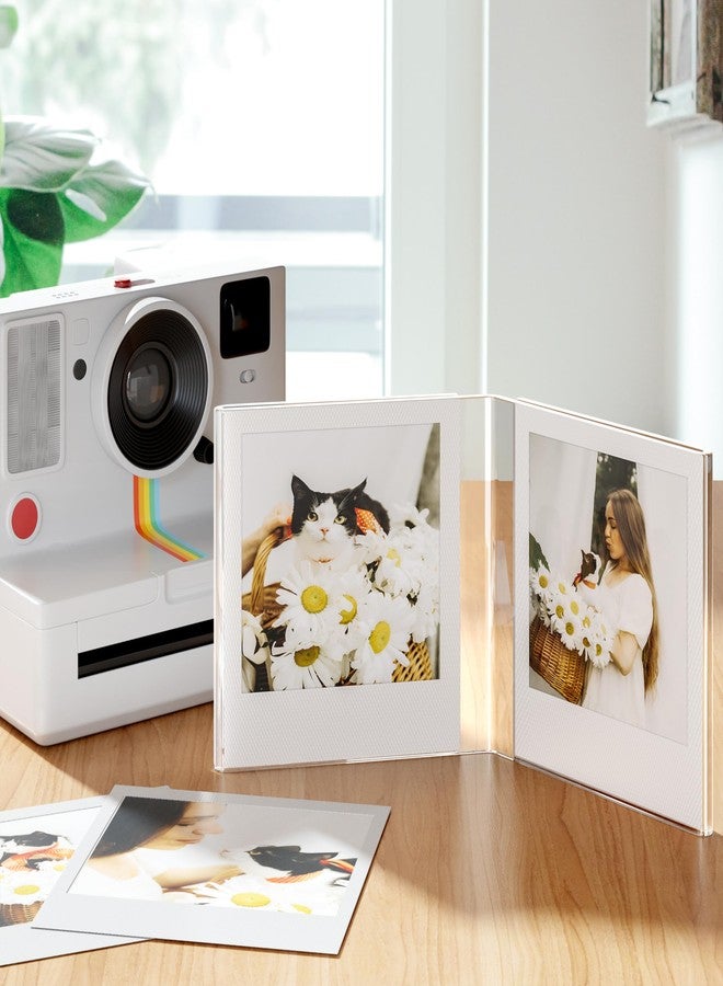 WINKINE Polariod Frame for i-Type/600/SX-70 Film, 4.2''x3.5'' Acrylic Photo Frame, Double Sided Polariod Frame for Photos, Holds 2 Films, Clear, 2 Pack - Image 5