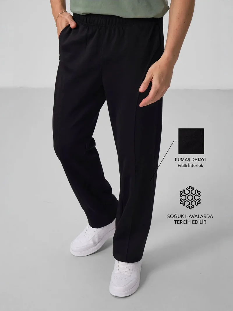 تومي لايف TOMMY Men's Color-Blocked Palazzo Pants