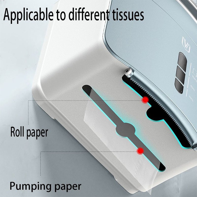 1pc Grey Non Drilling Bathroom Toilet Tissue Box Holder Multifunctional Storage Box For Bathroom Toilet Washroom - Image 4