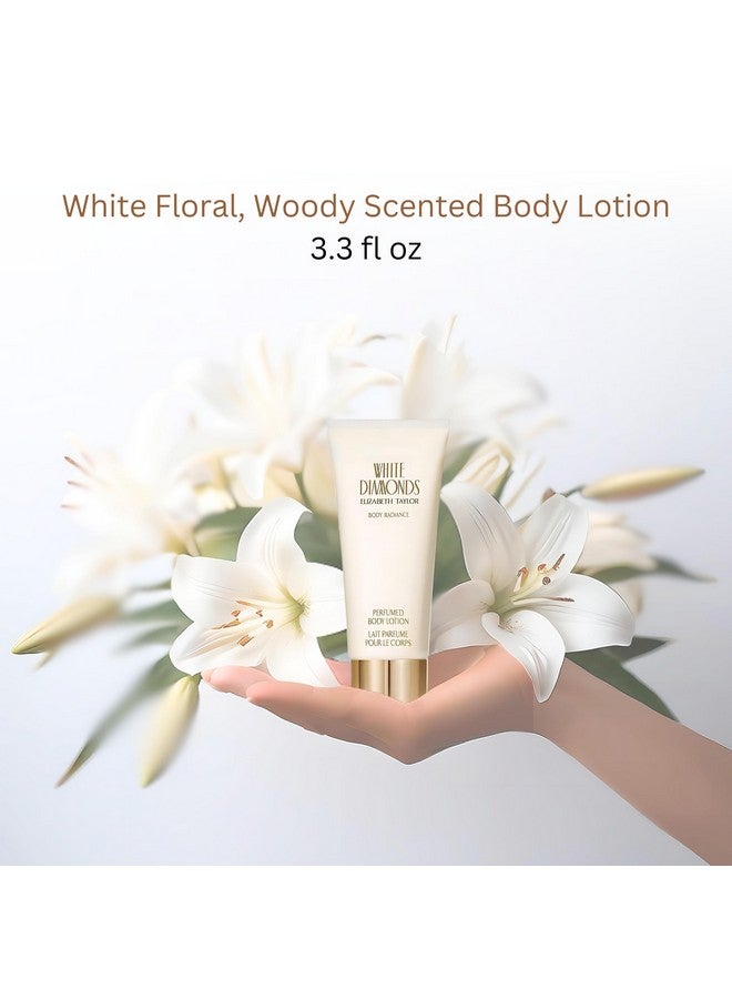 إليزابيث تايلور لوشن الجسم وايت دايموندز للنساء من إليزابيث تايلور، 3.3 أونصة - Image 2