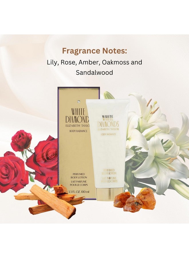 إليزابيث تايلور لوشن الجسم وايت دايموندز للنساء من إليزابيث تايلور، 3.3 أونصة - Image 4