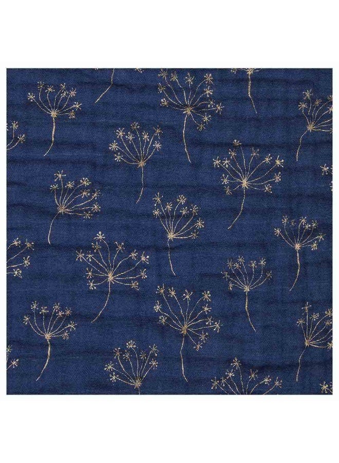 aden + anais Cotton Muslin Dream Blanket  Metallic Gold Deco - Image 2