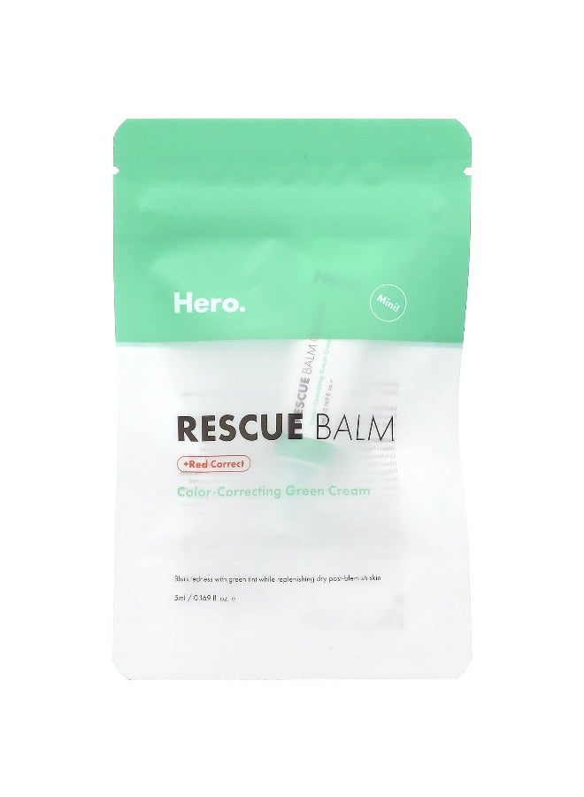 Hero Cosmetics Hero Cosmetics, Rescue Balm + Red Correct, Mini, 0.169 fl oz (5 ml)  - Image 1