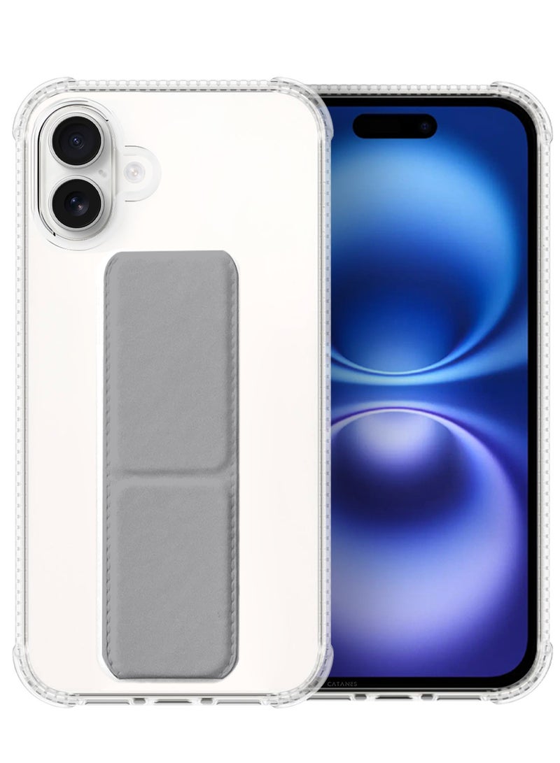 CATANES ( for iPhone 16 ) 2 Pack, Case and Screen Protector, with Phone Grip and Expanding Stand, Kickstand Fully Protective Cover with Phone Grip Holder - Image 2
