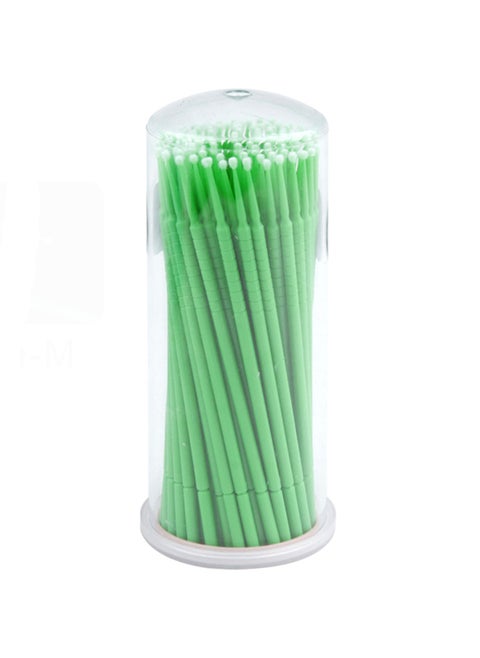 Disposable Micro Brushes Applicators Cotton Swab For Eyelashes Extensions Grafting False Eyelashes Removing Cleaning Stick 100Pcs 20 Mm