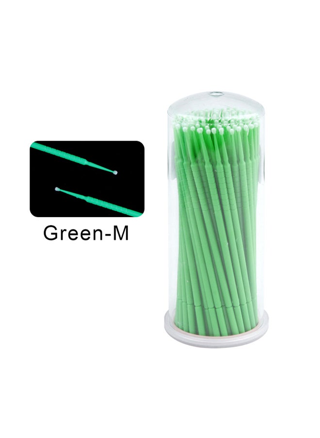 Disposable Micro Brushes Applicators Cotton Swab For Eyelashes Extensions Grafting False Eyelashes Removing Cleaning Stick 100Pcs 20 Mm