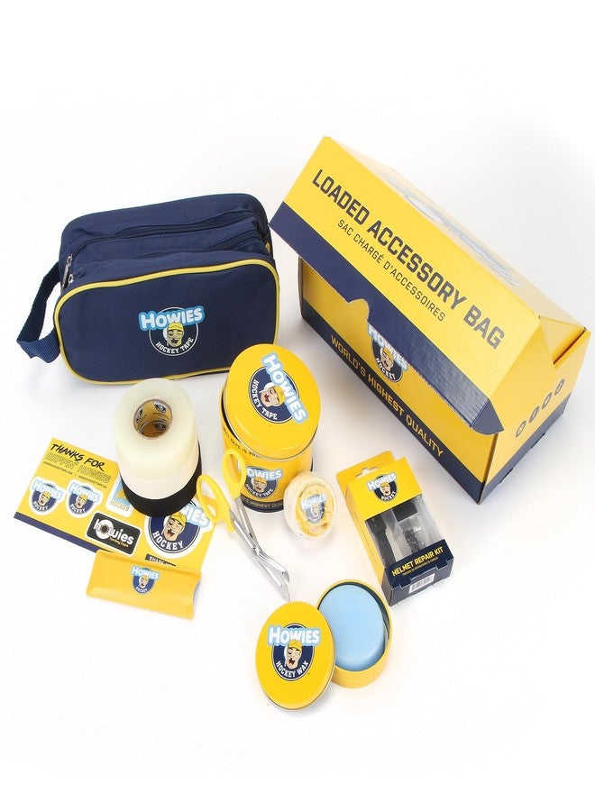 Howies Hockey Loaded Accessory Bag – Includes Stick, Grip, and Shin Pad Tape, Helmet Repair Kit, Fine Skate Stone and More! Ultimate Travel Bag and Gift for Hockey Players & Fans. - Image 2