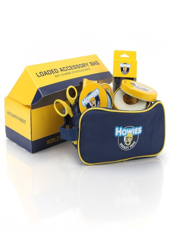 Howies Hockey Loaded Accessory Bag – Includes Stick, Grip, and Shin Pad Tape, Helmet Repair Kit, Fine Skate Stone and More! Ultimate Travel Bag and Gift for Hockey Players & Fans. - Image 1