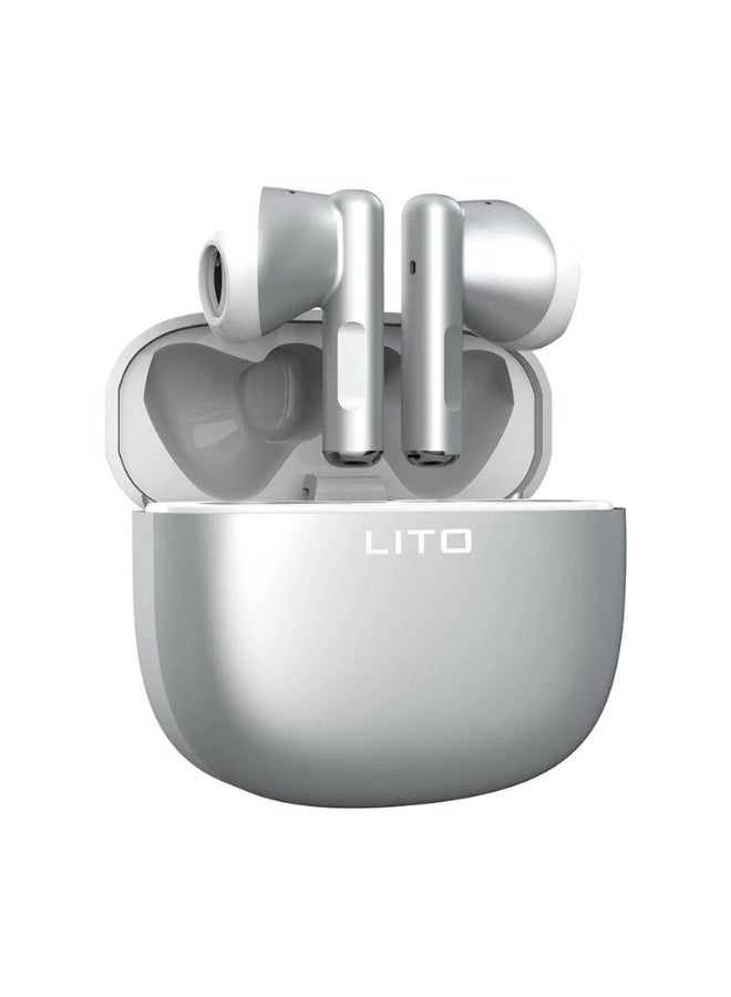 ليتو سماعات Lito LT11 اللاسلكية: صوت Hi-Fi وتحكم باللمس  تتميز بمحركات صوت كبيرة مقاس 14 ملم توفر صوتًا غنيًا وواضحًا للغاية وتجربة استماع غامرة - Image 1