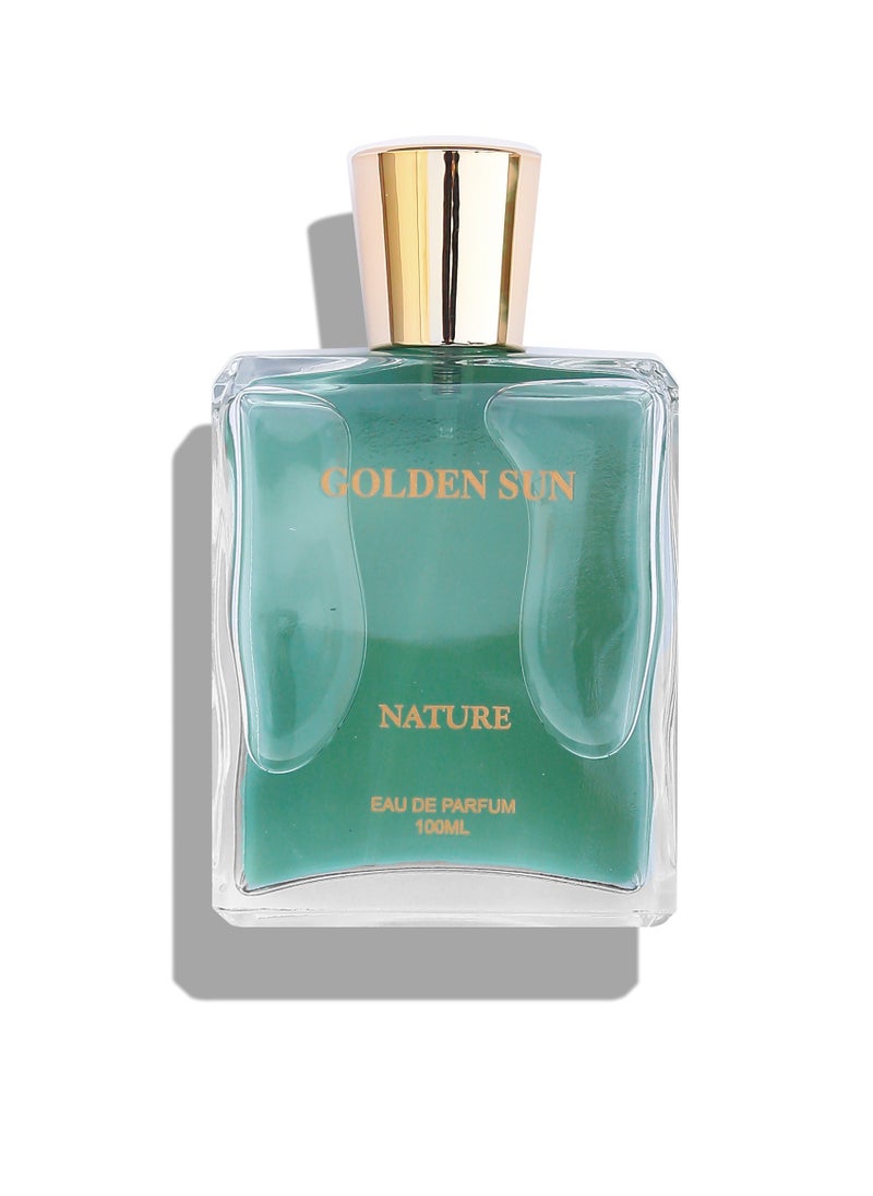 AMD Perfumes Golden Sun Nature By AMD Perfumes Men Fragrance EDP 100ml  - Image 1