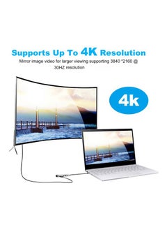 نيبمينينت موزع بمنفذ USB بتصميم 5 في 1 Type-C أسود/ فضي  - Image 5