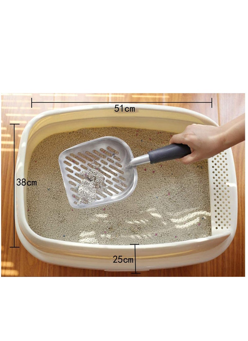 SYOSI - Cat Litter Scoop Scoop Cat Litter Kitten Starter Kit Small Litter Tray Durable Cat Litter Shovel Pet Cleanning Tool Cat Litter Box Self Cleaning - Image 1