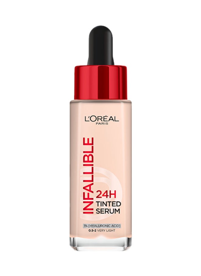 L'OREAL PARIS - 24H Infallible Tinted Serum Shade Very Light 0.5-2 - Image 1