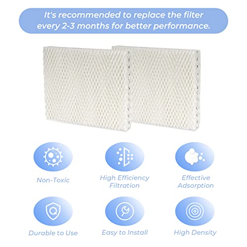 ANTOBLE 2 Pack MD1-0002 Replacement Humidifier Wick Humidifier Filters Compatible with Vornado MD1-0001 MD1-0002 MD1-1002 EVAP1 EVAP3 EVAP40 EVAP50 Humidifier - Image 5