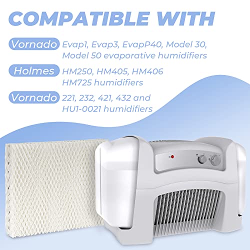 ANTOBLE 2 Pack MD1-0002 Replacement Humidifier Wick Humidifier Filters Compatible with Vornado MD1-0001 MD1-0002 MD1-1002 EVAP1 EVAP3 EVAP40 EVAP50 Humidifier - Image 2