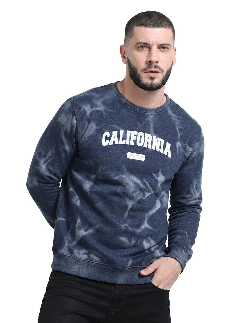 fanideaz Mens Premium Branded Sweatshirt for Men Winter Wear Cotton Sweatshirts Man Regular Fit Jumper for Man Stylish Warm Style_1NB_S_Navyblue - Image 1