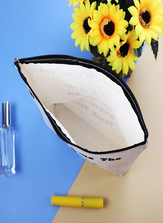 Mikela Boss Gift Leader Appreciation for Women Makeup Bags Thank You Gift for Team Leader Supervisor Coach Cosmetic Bag Boss Day Birthday Retirement Leaving Farewell Gifts for Coworker Leader Boss - Image 5