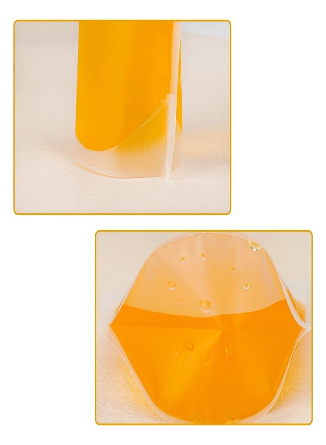 Tomnk 200PCS Drink Pouches with 200 Straws, Juice Smoothie Hand-held Translucent Reusable Plastic Smoothie Drink Pouches - Image 3