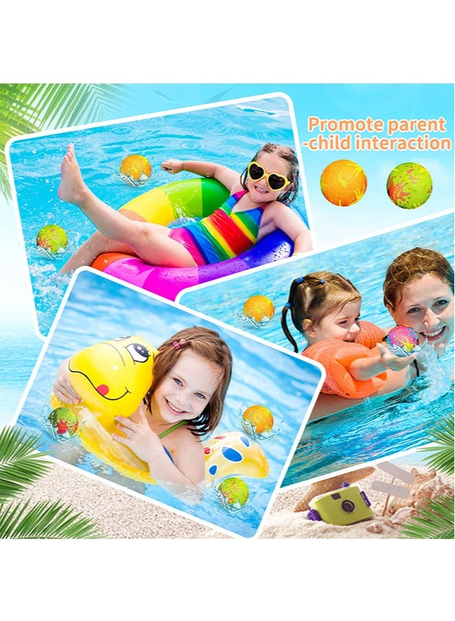 Muyixin 24 قطعة من كرات الماء الماصة، كرات الماء الماصة للأطفال، هدايا حفلات الصيف والشاطئ وحمام السباحة (لون عشوائي) - Image 4