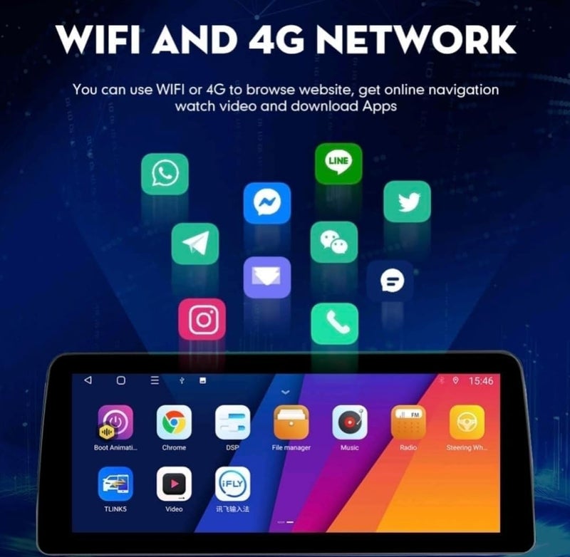 فيريكس ستيريو سيارة أندرويد 12.3 بوصة لسيارة لكزس IS250/IS350/IS F، كاربلاي لاسلكي، أندرويد أوتو، واي فاي، بلوتوث 5.0، نظام ملاحة جي بي إس، راديو إف إم، كاميرا احتياطية (IS 2005-2009 4 جيجابايت كاربلاي) - Image 5