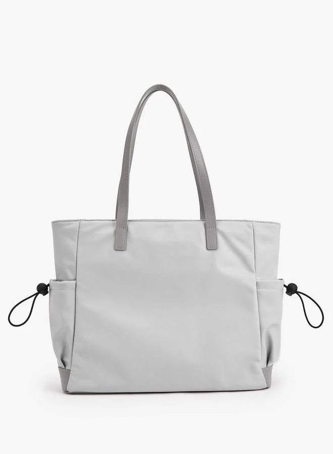 لي كوبر Logo Print Tote Bag with Handles