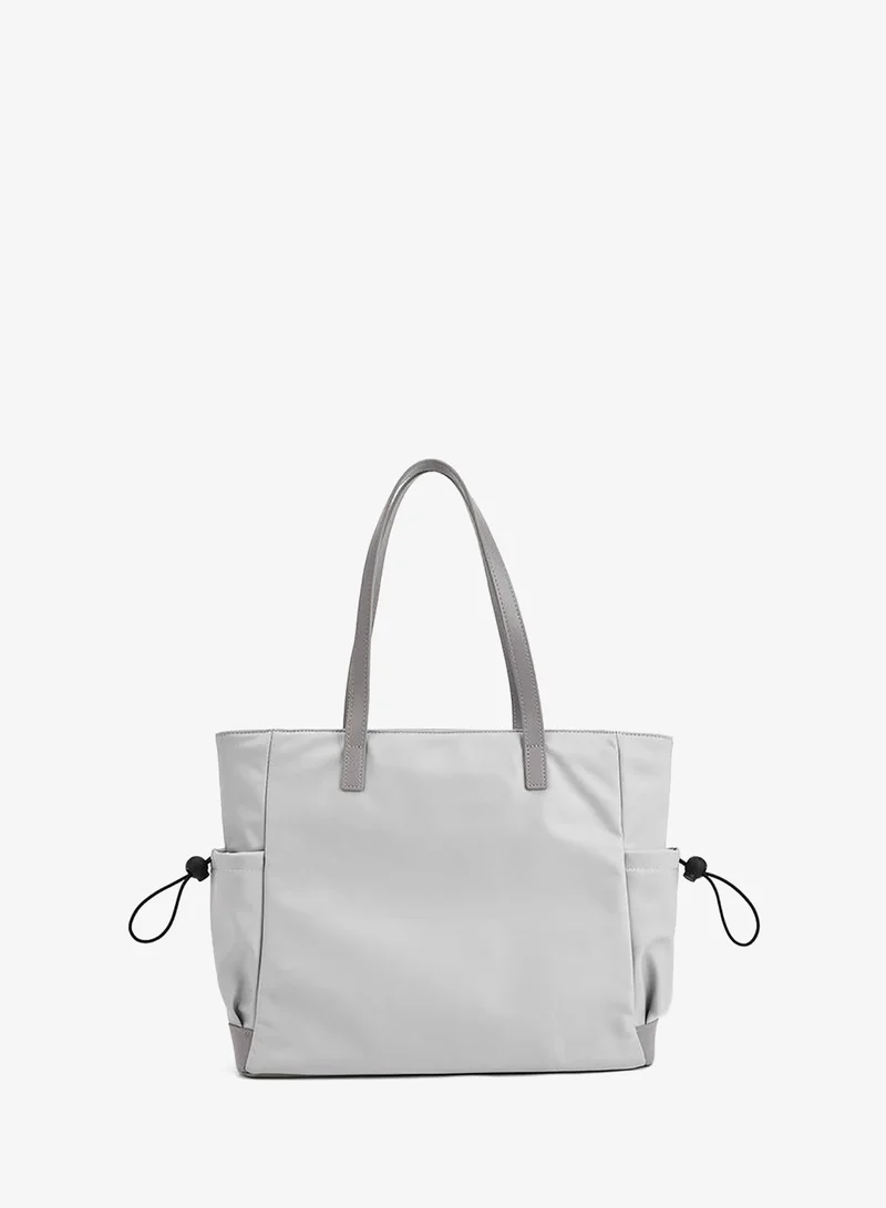 لي كوبر Logo Print Tote Bag with Handles