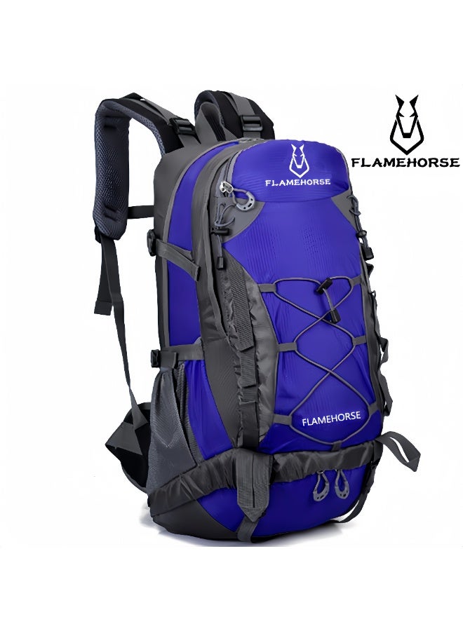 فليم هورس حقيبة تسلق الجبال الخارجية الجديدة، حقيبة ظهر رياضية بسعة 50 لترًا، حقيبة سفر من النايلون المقاوم للماء - Image 1