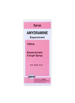 Julphar Amydramine Expectorant Cough Syrup- Adults- 120Ml 
