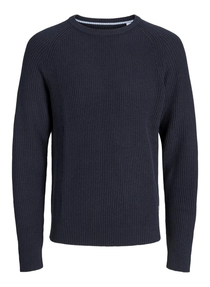 جاك وجونز جونيور كنزة قطنية برقبة دائرية للأطفال