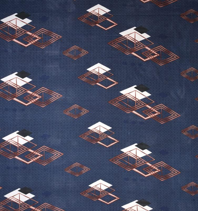 BSB بي إس بي هوم شراشف سرير مفرد مسطحة من قطن جلاسي بريميوم 180 TC قابلة للتنفس | خالية من التجاعيد (الحجم-60 × 90 بوصة) مع 1 غطاء وسادة بحجم كينغ (الحجم-17 × 27 بوصة، تصميم تجريدي، أسود وأبيض) - Image 5