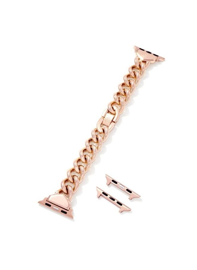 Kendra Scott - Whitley Chain Watch Band in Rose Gold Tone Stainless Steel, Small/Medium - Image 1