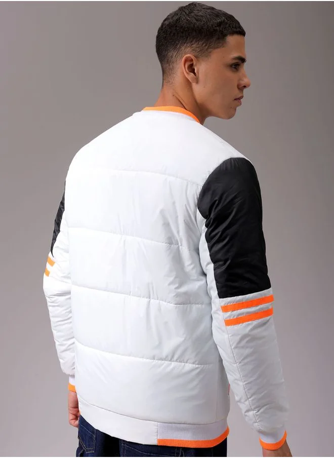 The Indian Garage Co Men Slim Fit Mix & Match Puffer Jackets