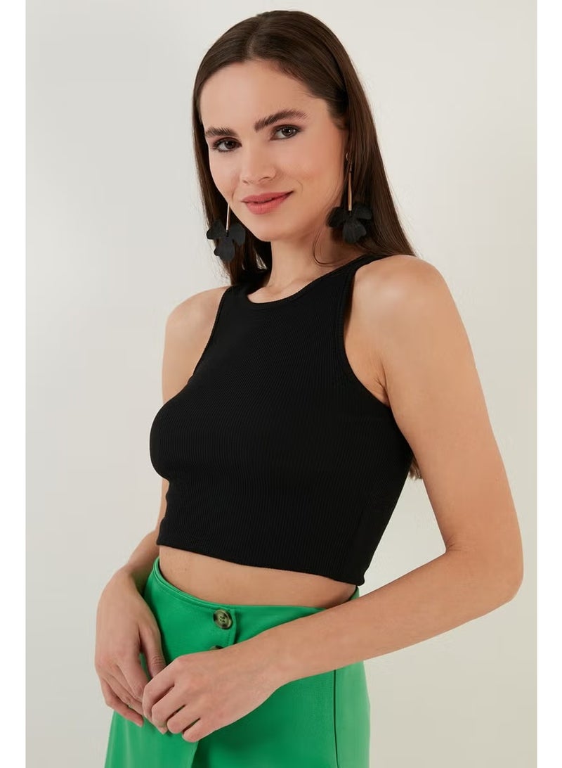 Lela Cotton Corded Super Crop Knitted Undershirt Women's Undershirt 5864215 - Image 1