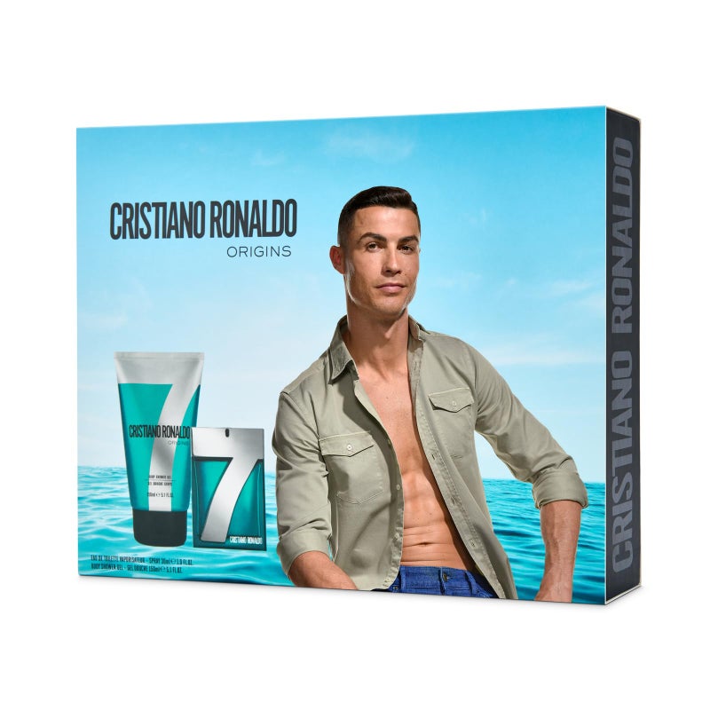 Cristiano Ronaldo CR7 CRISTIANO RONALDO Cristiano Ronaldo CR7 Origins - Perfume for Men - Body Shower Gel - Cologne for Men with Pineapple Sorbet, Mandarin, Bay Leaf Notes - 2 pc Gift Set - Image 4
