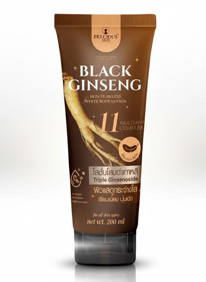 بريشيس سكين غسول الجسم بلاك جينسنغ لتفتيح البشرة 200 مل لتفتيح وترطيب وتغذية البشرة ومنحها ملمسا ناعما ومظهرا متألقا - Image 1