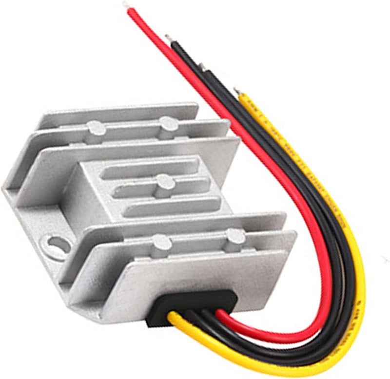 MGGi محول ومنظم جهد من نوع DC لتخفيض الجهد من 12V/24V إلى 5V بقدرة 10A وطاقة 50W، محول تخفيض الجهد مقاوم للماء، مكون إمداد الطاقة، مصنوع من الألومنيوم، يُستخدم في عربات الجولف، الرافعات، السيارات. - Image 4